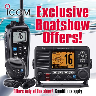Exclusive Icom Marine VHF & AIS Offers at the London Boatshow 2018